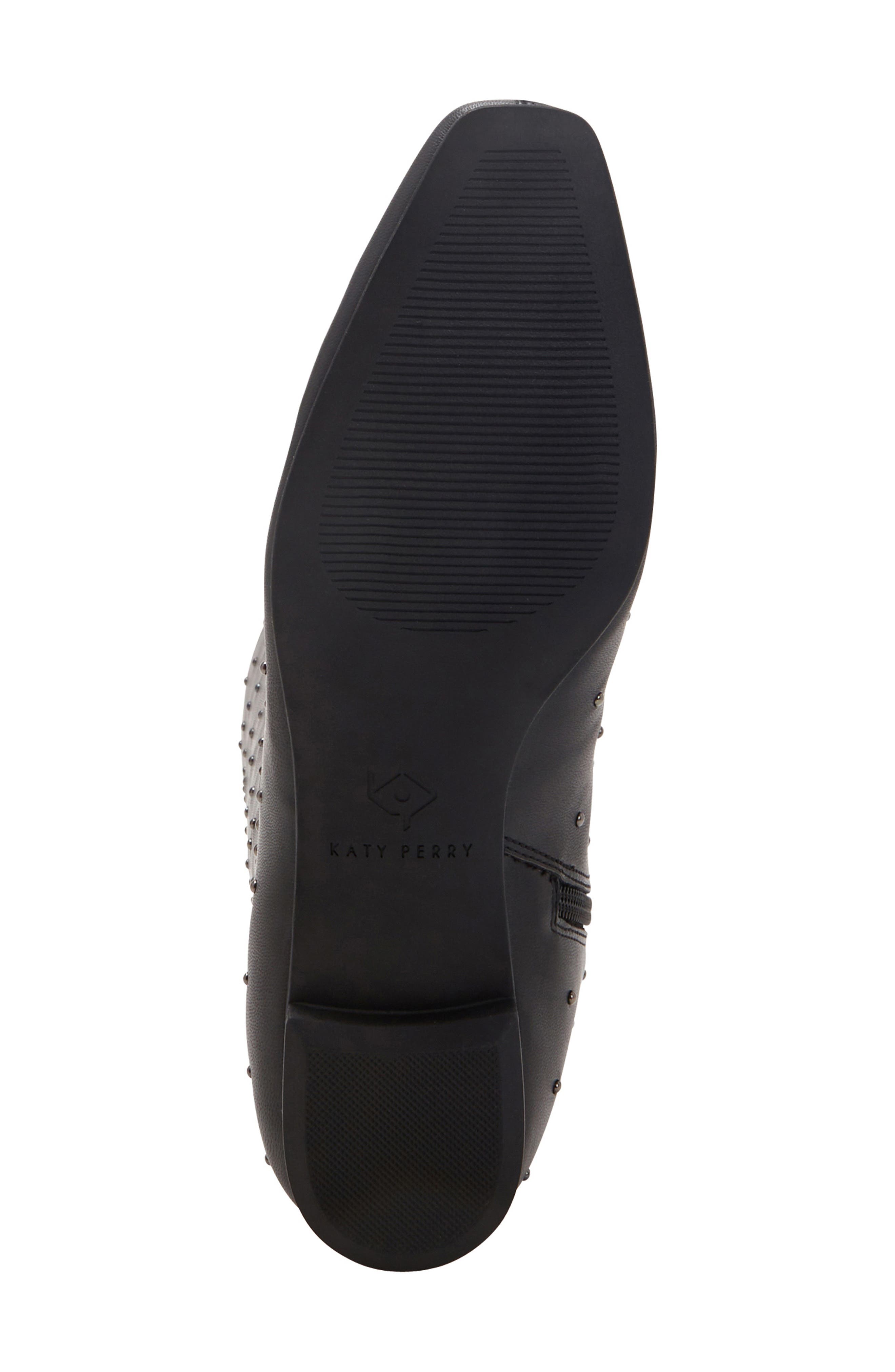 The Confidant Stud Knee High Boot, Alternate, color, BLACK