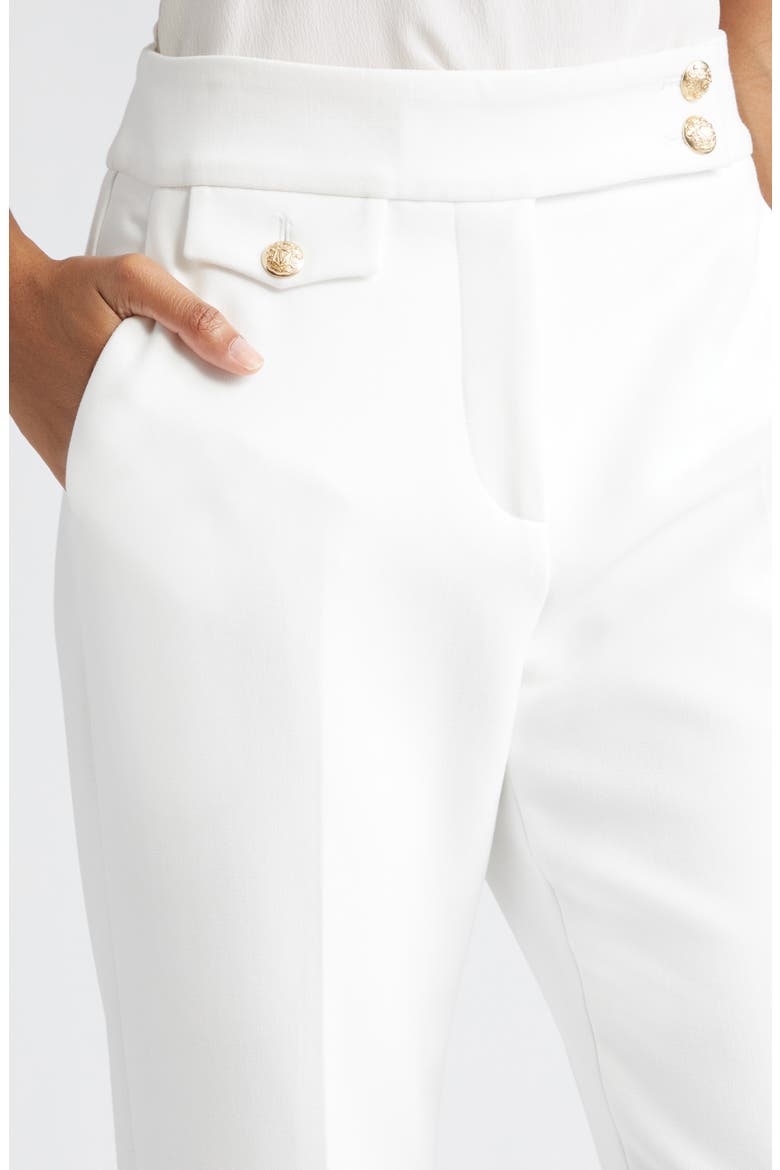 Renzo Crop Pants, Alternate, color, OFF WHITE/GOLD
