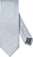 Eton Light Blue Solid Linen & Silk Tie