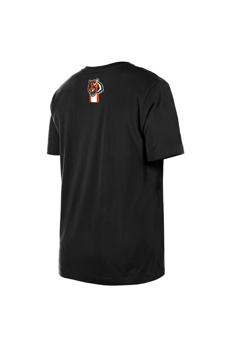 Men's New Era  Black Cincinnati Bengals 3rd Down High Density Print T-Shirt, Alternate, color, Black