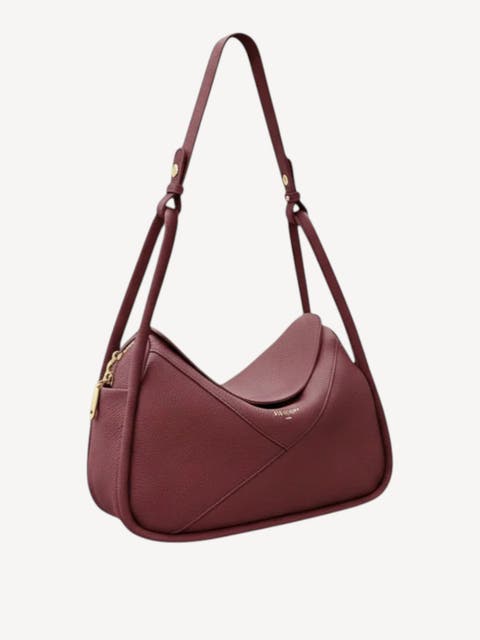 Carnaby Genuine Pebble Leather Shoulder Bag