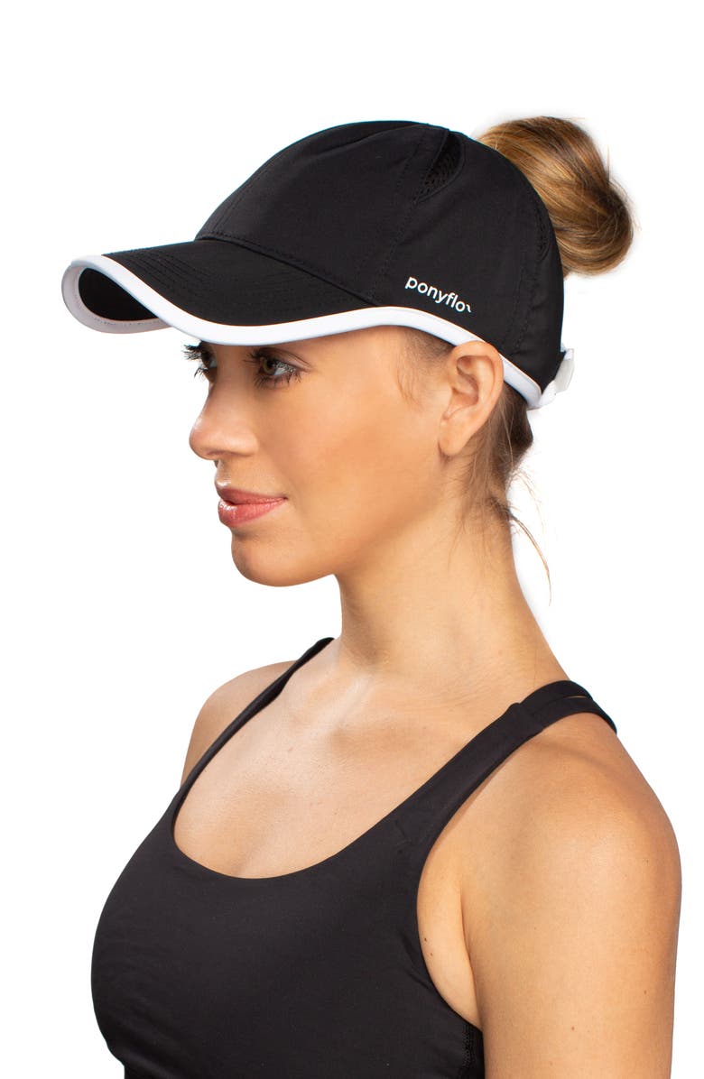 David & Young Zena Water Resistant PONYFLO Cap, Alternate, color, 