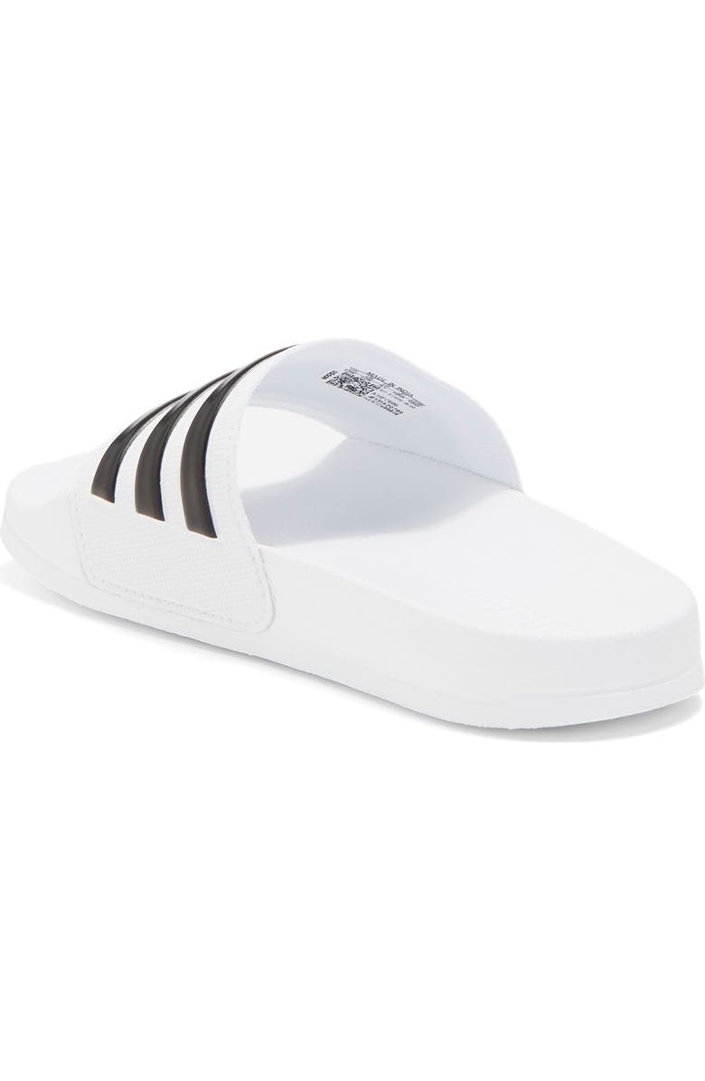 adidas Kids' Adilette Shower Slide Sandal, Alternate, color, Ftwwht/Cbl