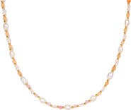 Little Sky Stone Eliza Pearl Bead Necklace