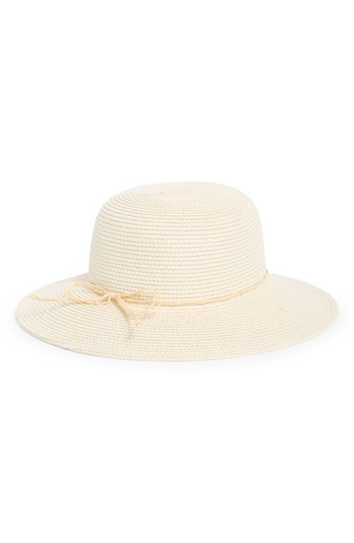 Nine West Downbrim Straw Floppy Hat