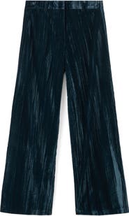 MANGO TEEN Straight Velvet Pants
