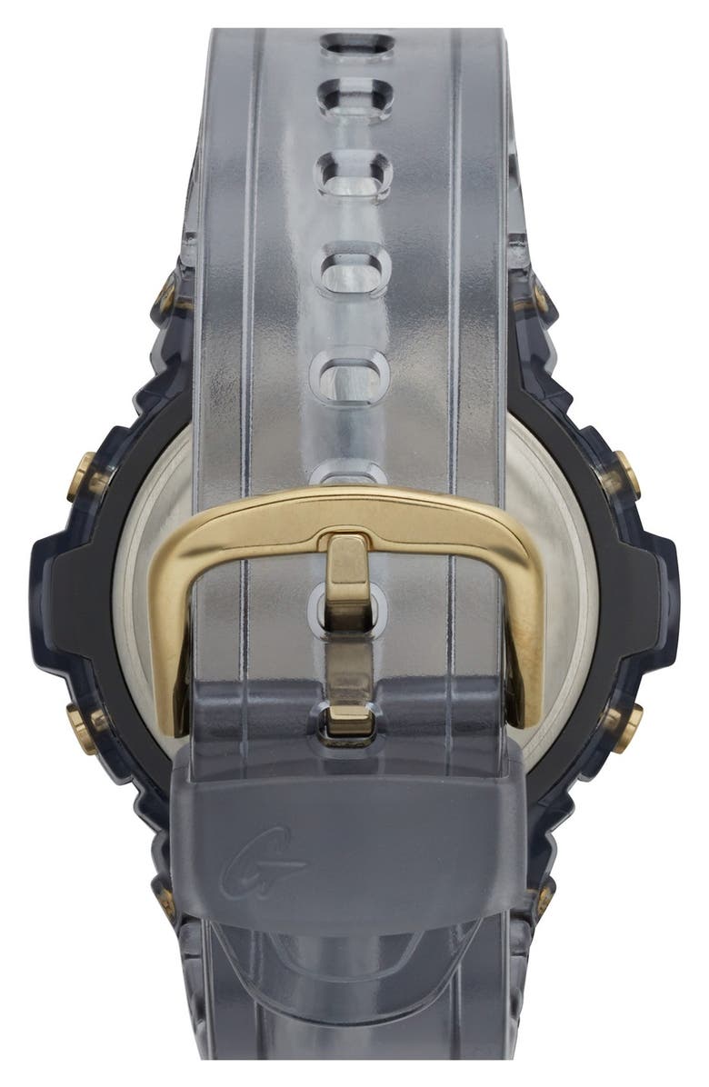 G-SHOCK BABY-G Baby-G 'Transparent Marine' Digital Watch, 45mm x 39mm, Alternate, color, 