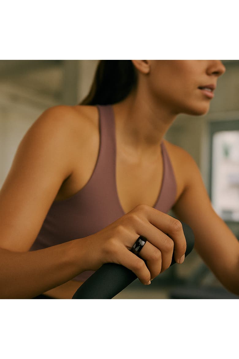 Everyday Wellness Smart Ring - Sleek Health & Sleep Tracker with Magnetic Charging Base - Size L / XL, Alternate, color, Black