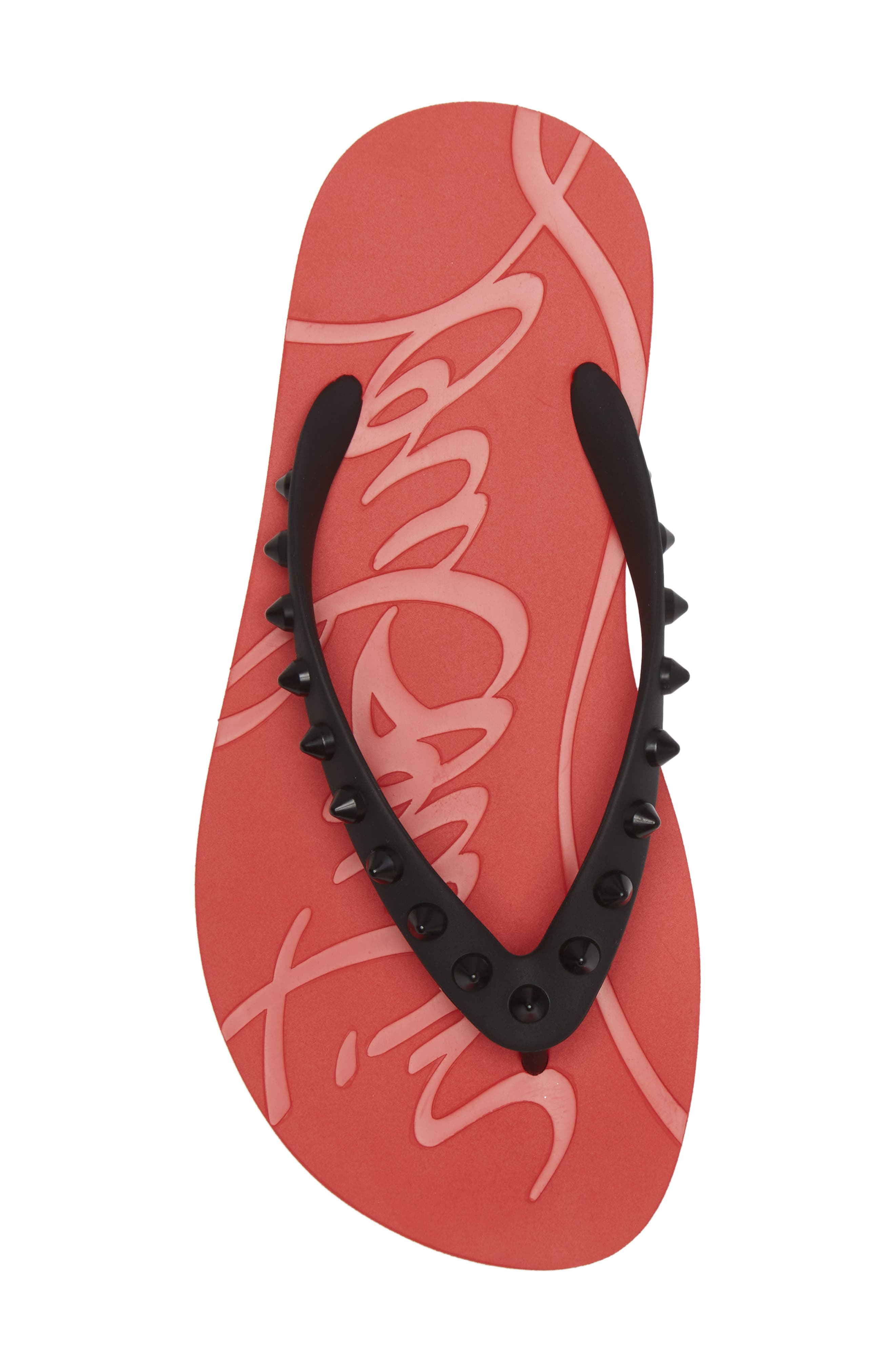 Christian Louboutin Loubi Flip Flop, Alternate, color, 