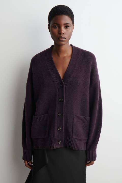 Oversized Merino Wool Cardigan