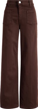 FRAME Le Slim Palazzo Pocket High Waist Wide Leg Jeans