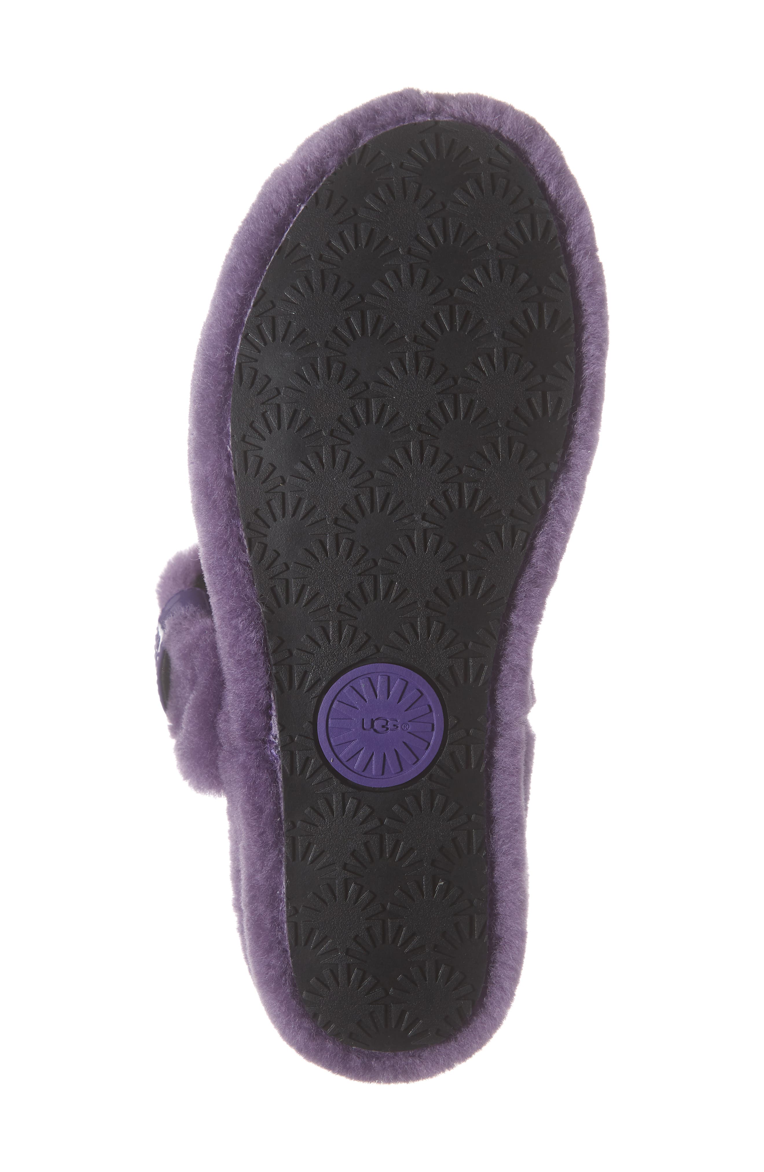 UGG<sup>®</sup> Fuzz Yeah Genuine Shearling Slide, Alternate, color, 