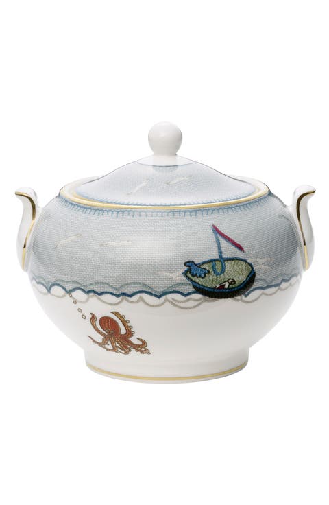 Sailor's Farewell Sugar Bowl & Lid