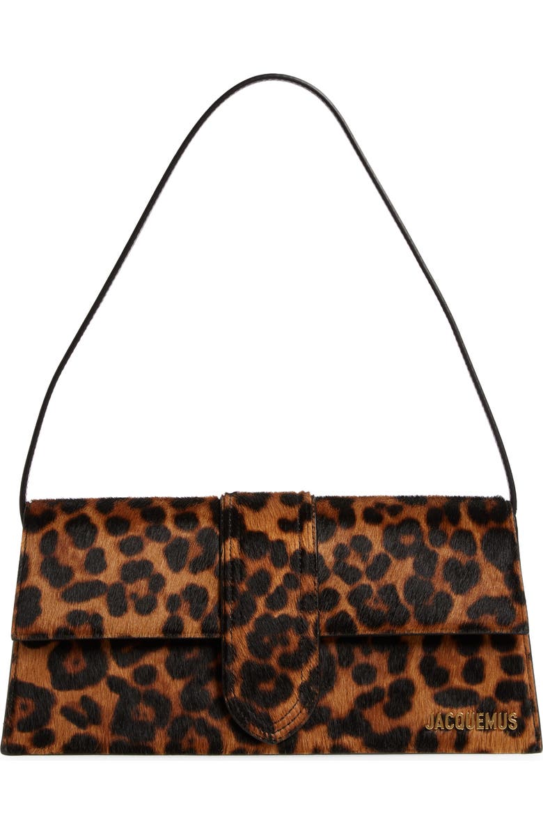 Jacquemus Long Le Bambino Genuine Calf Hair Shoulder Bag, Main, color,