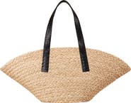 Cesta Collective Large Raffia Taco Tote