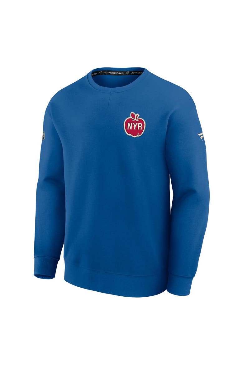 Men's Fanatics Blue New York Rangers 2026 NHL Winter Classic Authentic Pro Sweatshirt, Alternate, color, Blue