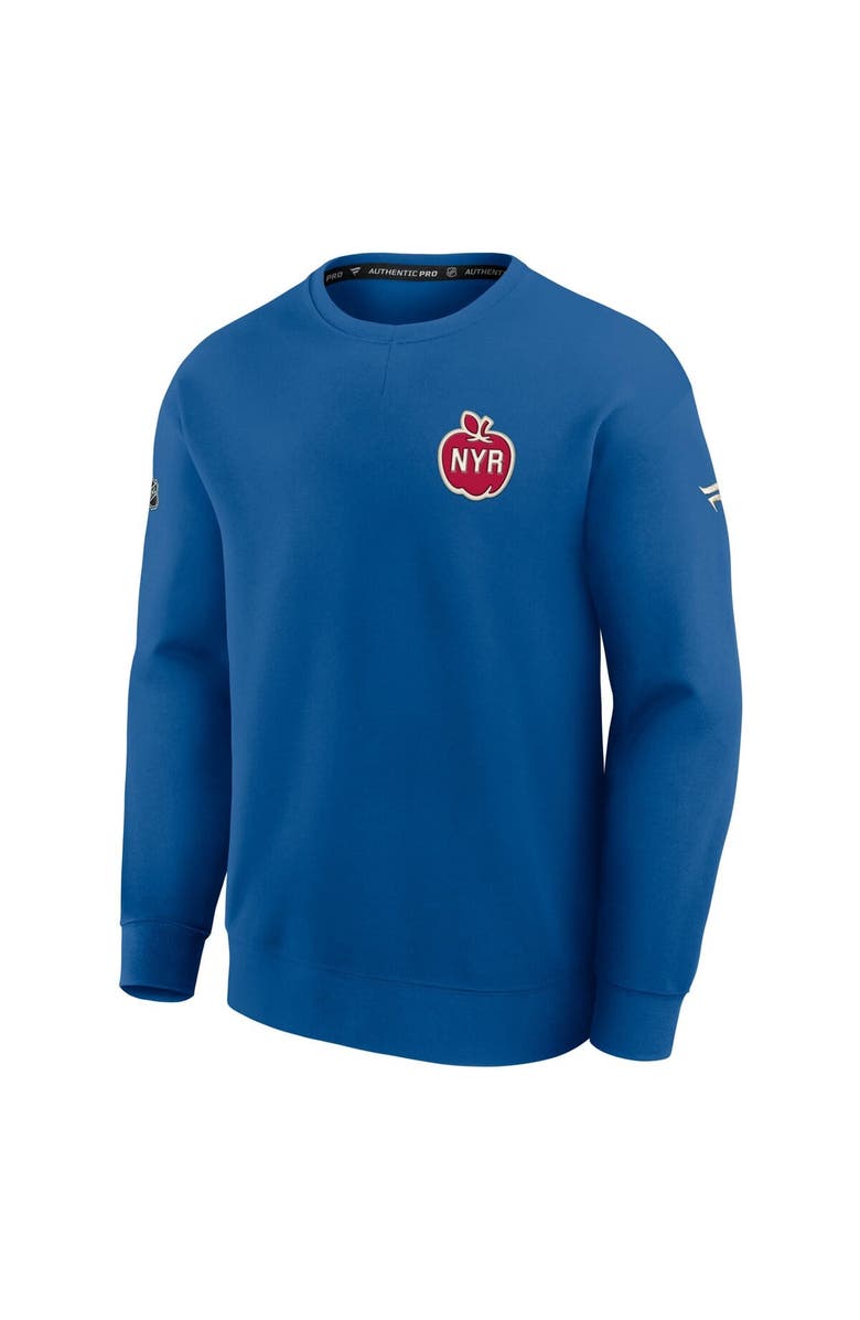 FANATICS Men's Fanatics Blue New York Rangers 2026 NHL Winter Classic Authentic Pro Sweatshirt, Alternate, color, Blue