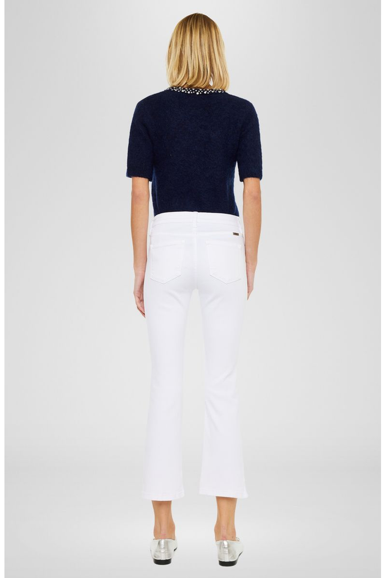 Bristol High Rise Kick Flare Jeans, Alternate, color, White