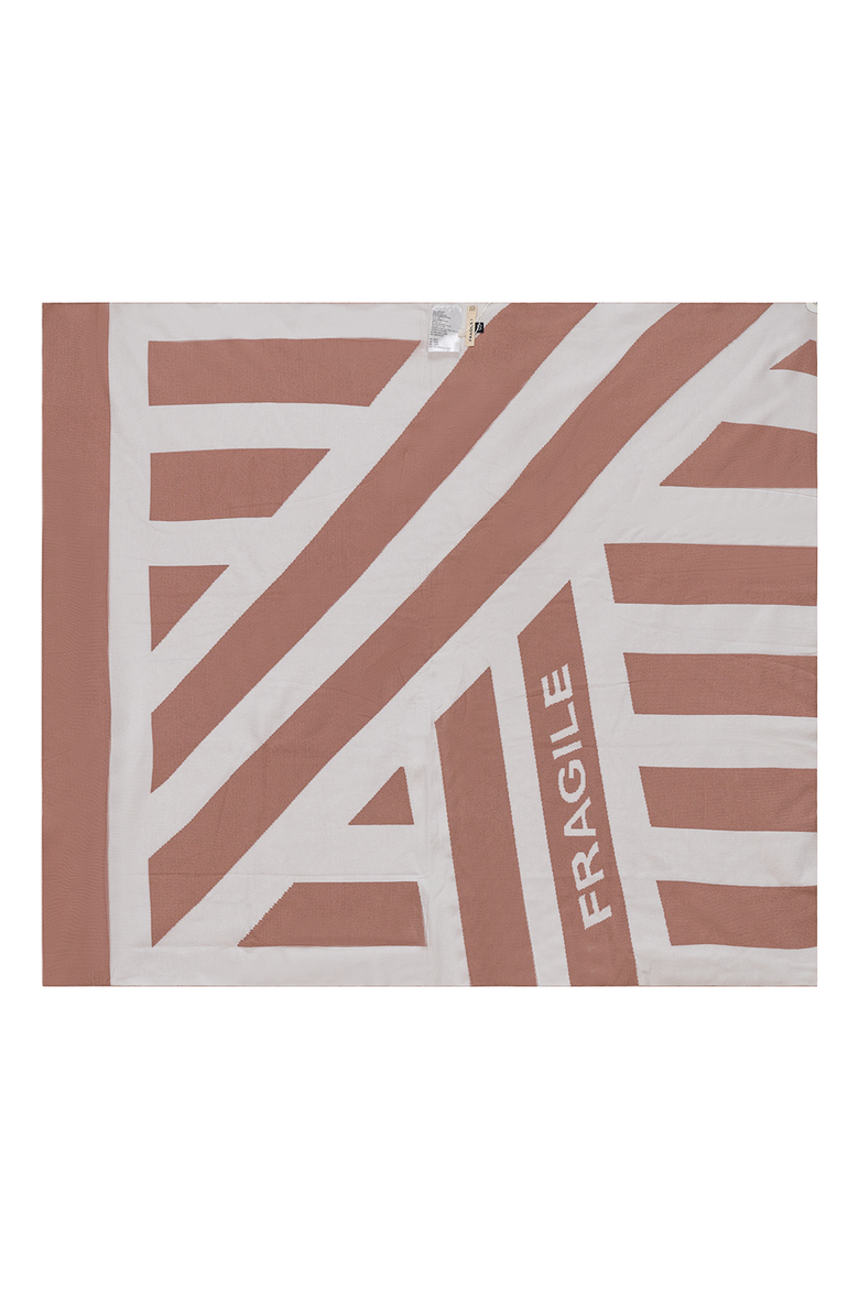 Pattern Knit Blanket, Main, color, Off White/Sandstorm