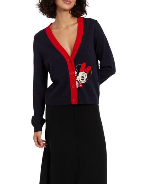 Wool-cashmere Minnie Peek Pocket Cardigan