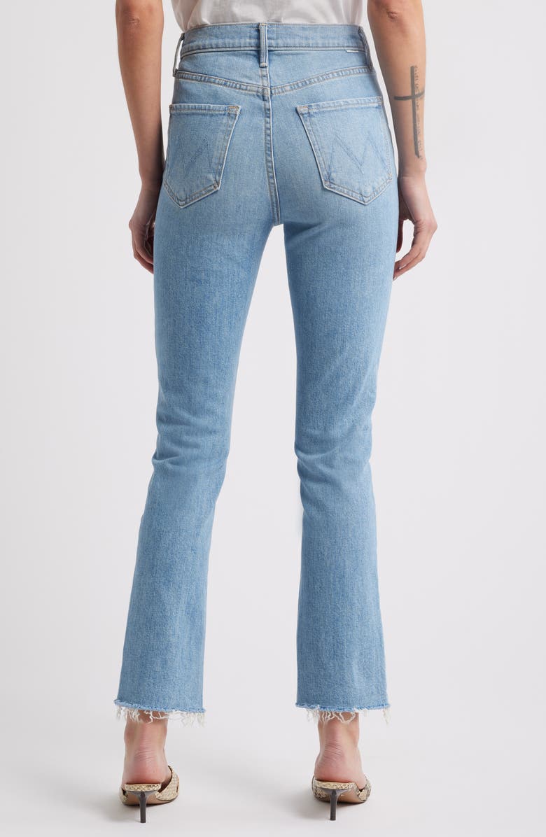 MOTHER The Pixie Dazzler Fray Hem Ankle Jeans, Alternate, color, 