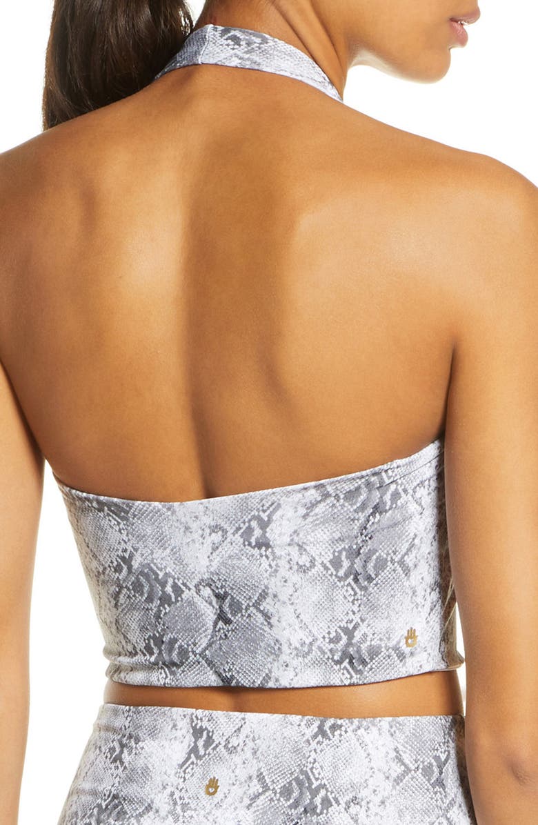 Spiritual Gangster Devotion Halter Bra, Alternate, color, 