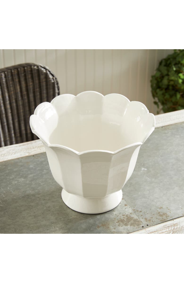 Napa Home & Garden Mirabelle Fluted Cachepot Large, Alternate, color, White