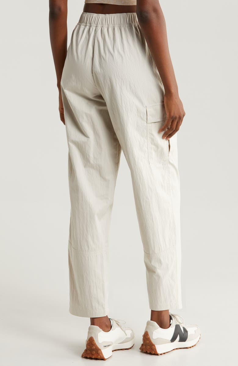 Zella Boundless Cargo Ankle Pants, Alternate, color, Grey Moonbeam