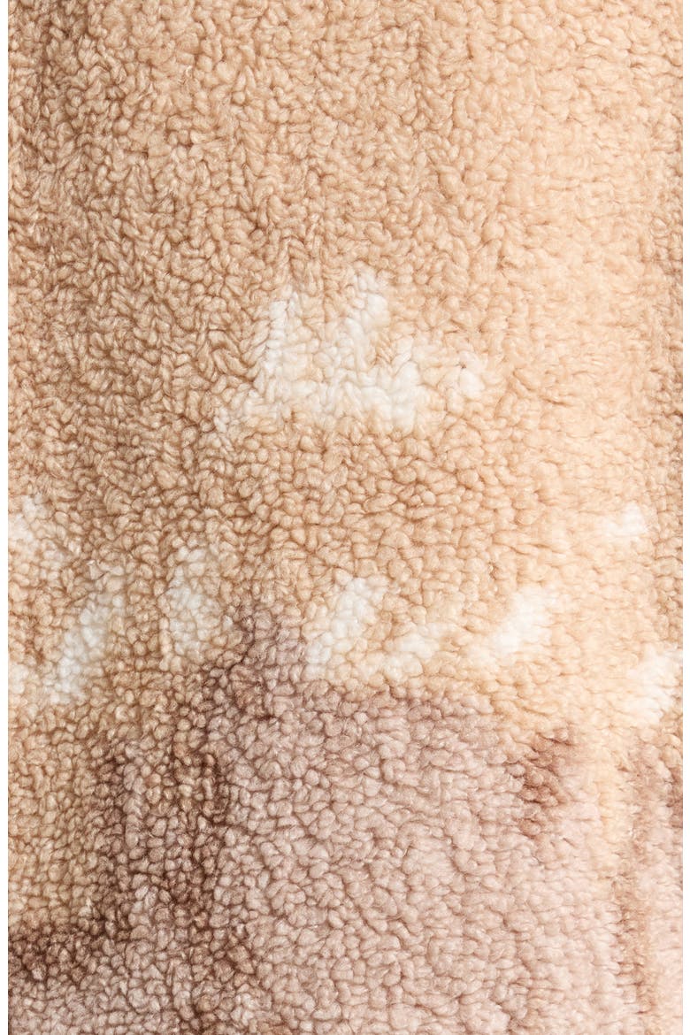 High Pile Fleece Jacket, Alternate, color, TAUPE COMBO PT2001