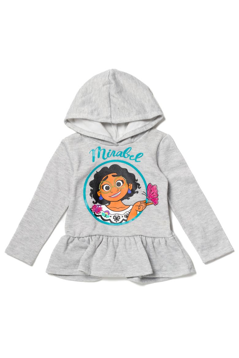 Encanto Mirabel 2-Piece Fleece Hoodie and Leggings Set, Alternate, color, Grey Teal Mirabel