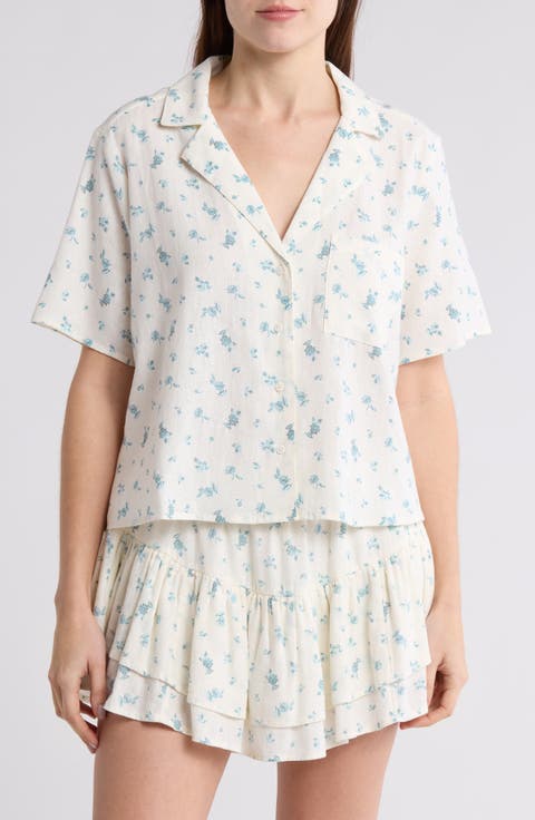 Button Front Camp Shirt