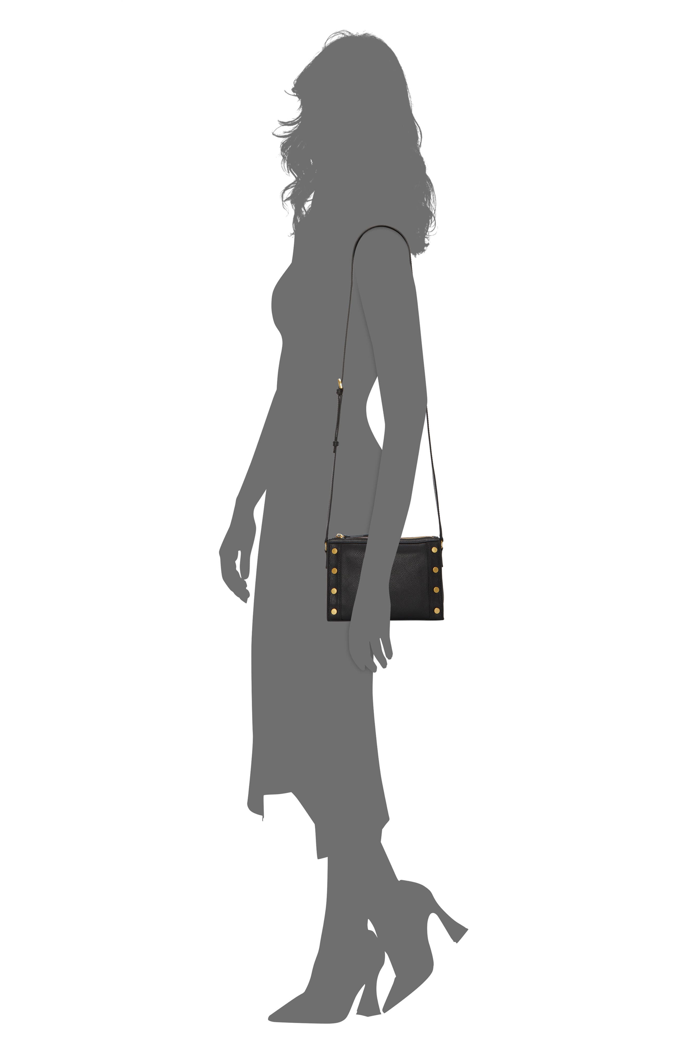 Vince Camuto Lisha Leather Crossbody Bag, Alternate, color, 