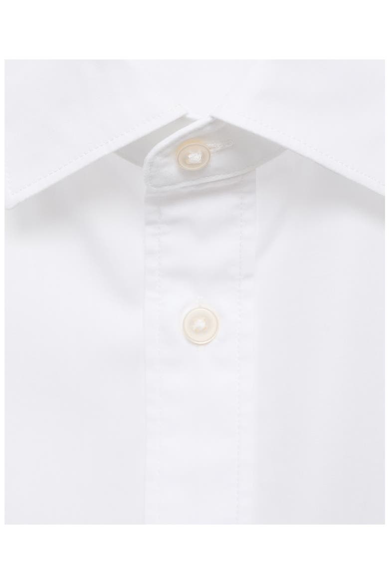 Solid Regular Fit Button-Up Shirt, Alternate, color, WHITE