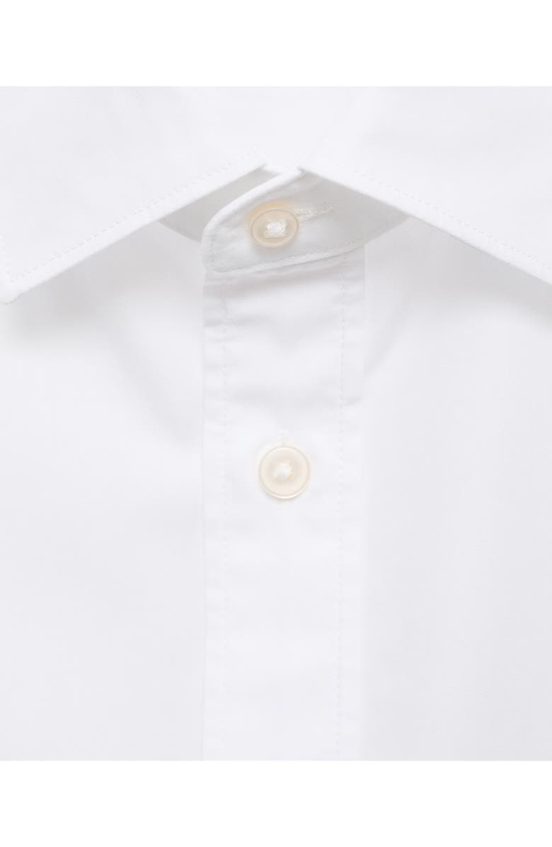 MANGO Solid Regular Fit Button-Up Shirt, Alternate, color, White