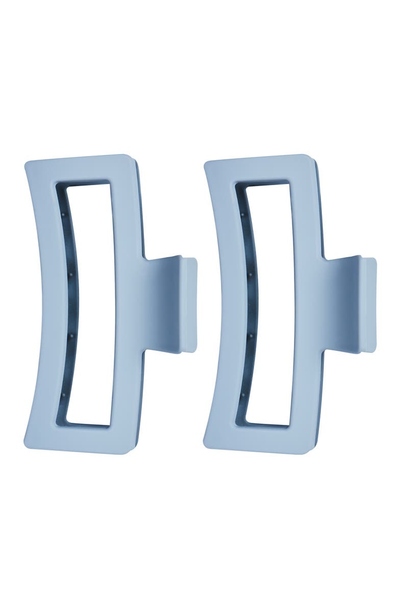 Gimme Beauty Rectangle Claw Clip, Main, color, Blue