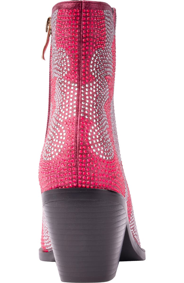 NINETY UNION Forever Rhinestone Embellished Bootie, Alternate, color, Fuchsia