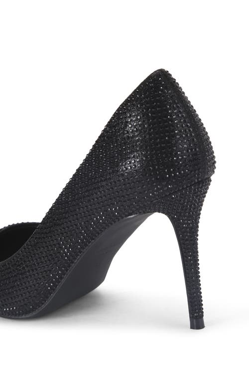 Kurt Geiger London Belgravia Eagle Pointed Toe Court Pump In Black