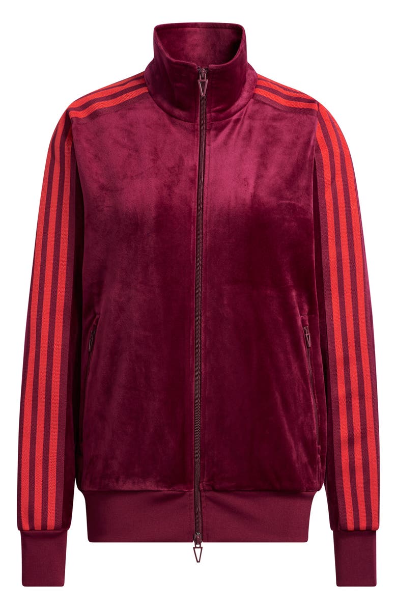 adidas x IVY PARK Velour Track Jacket, Alternate, color,