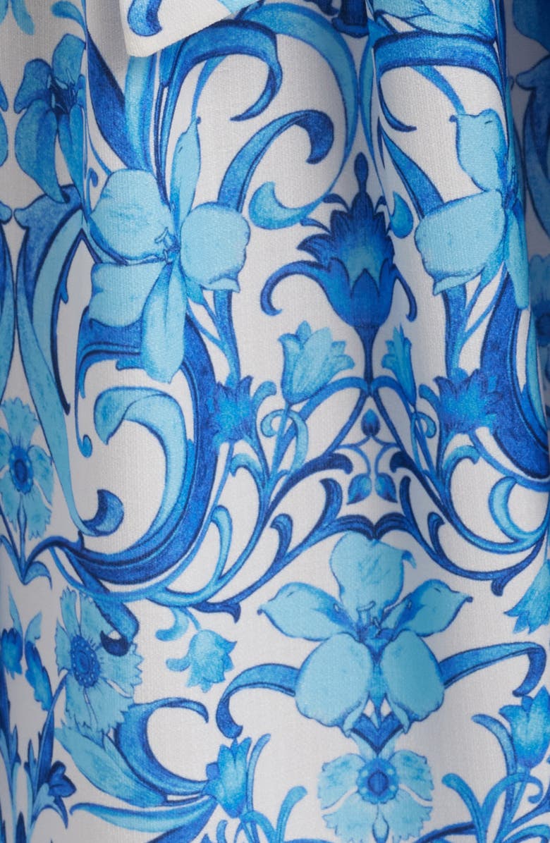 Julia Jordan Printed Puff Sleeve Tiered Maxi Dress, Alternate, color, 