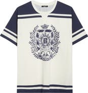 Balmain Emblem Varsity T-Shirt
