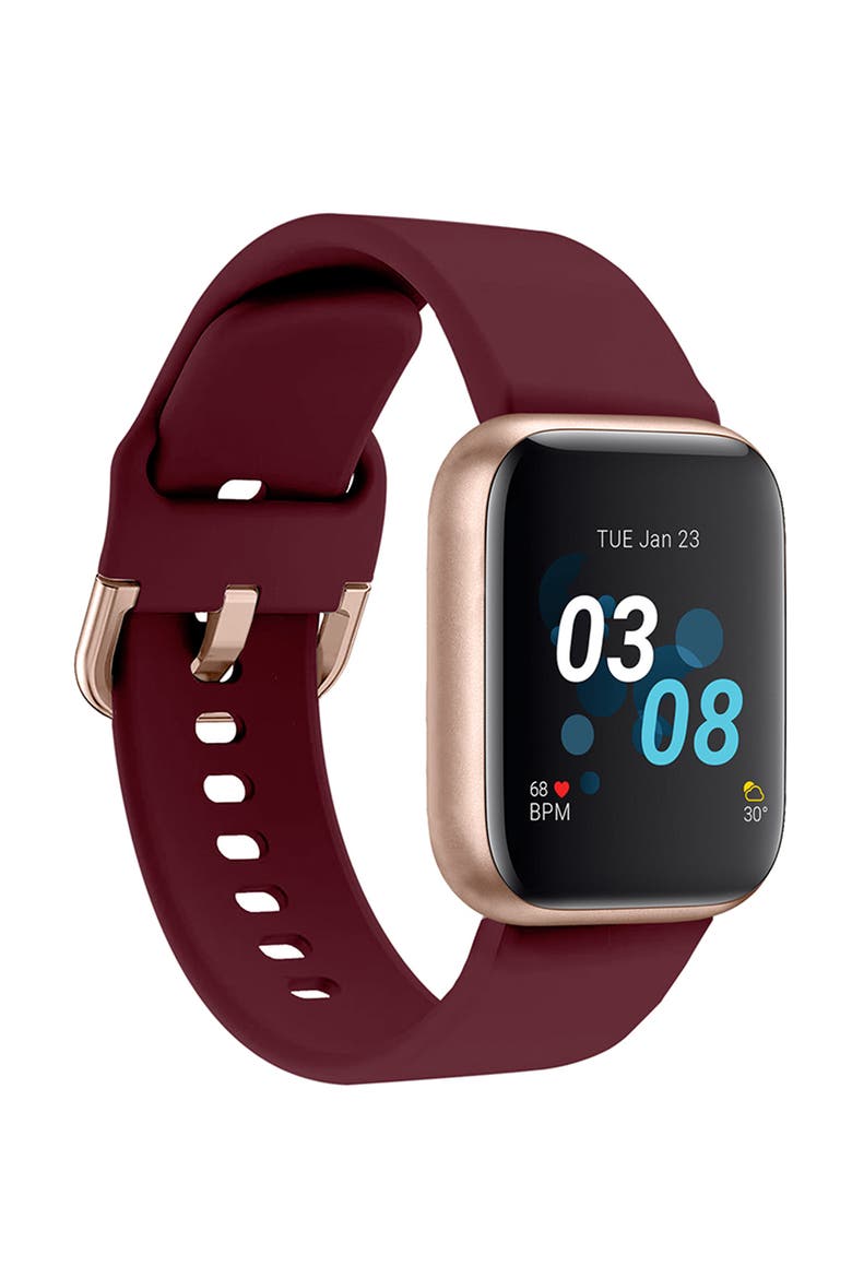 Merlot Rose Color I TOUCH iTouch Air 3 Touchscreen Smartwatch Fitness Tracker: Rose Gold ...