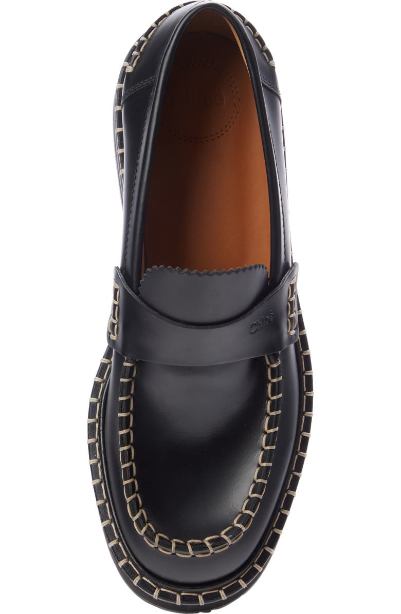 Chloé Noua Stitch Detail Loafer, Alternate, color,