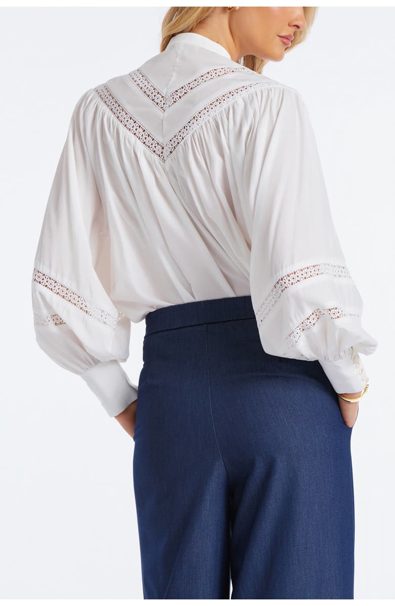 Bishop + Young Wesley Blouse, Alternate, color, White