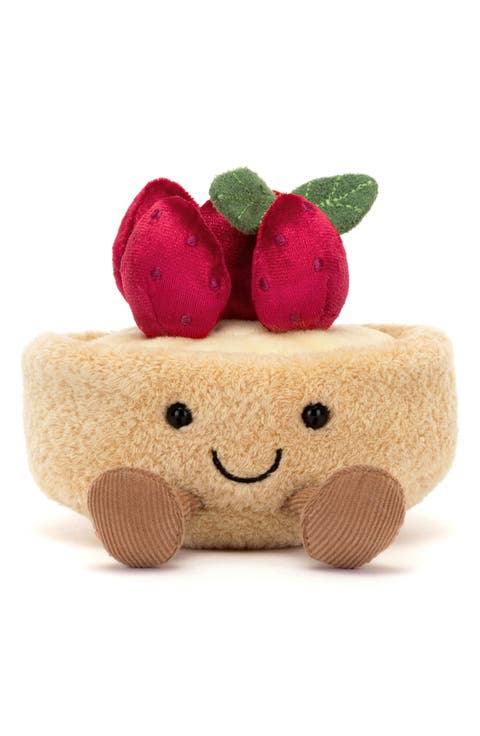 Amuseables Fleurette Tarte Aux Fraises 4.5-Inch Plushie