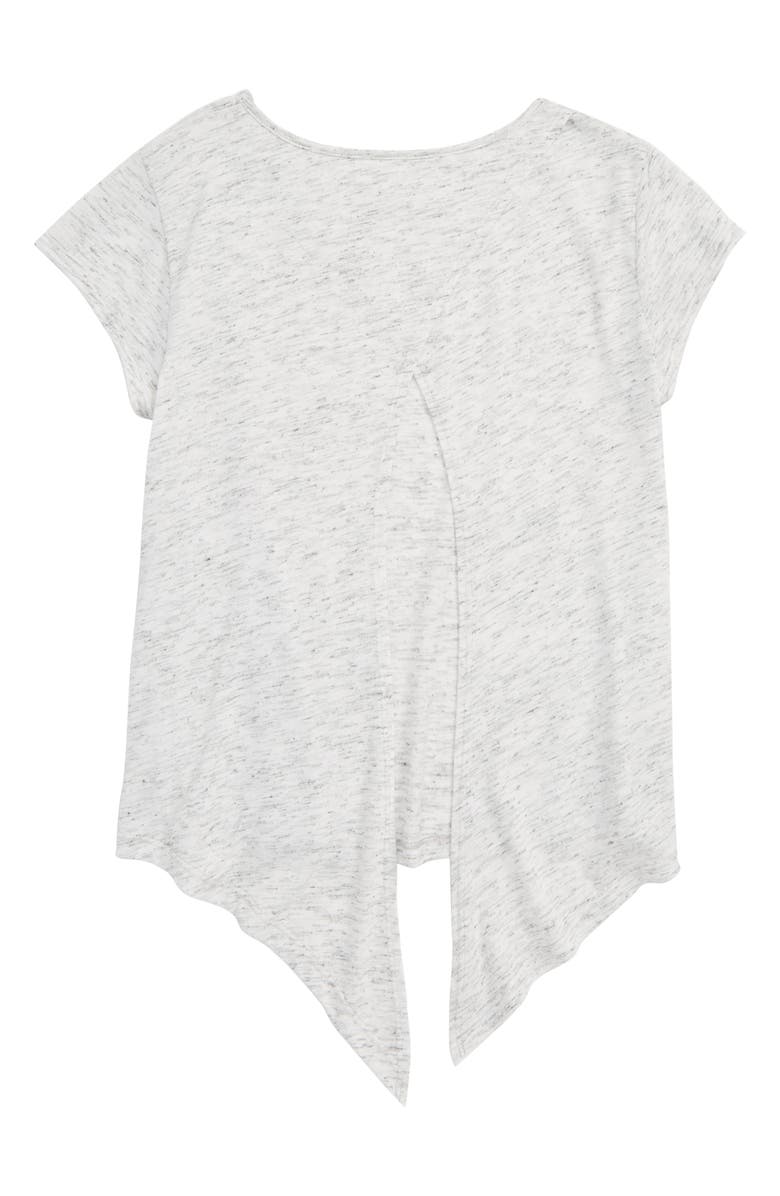 Zella Girl Tango Tie Back T-Shirt, Alternate, color, 