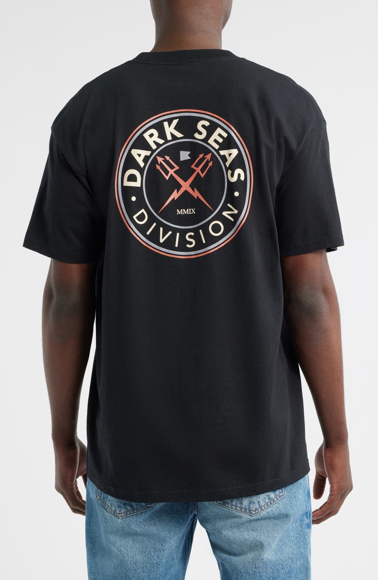 DARK SEAS Time Tellers Graphic T-Shirt, Alternate, color, Black