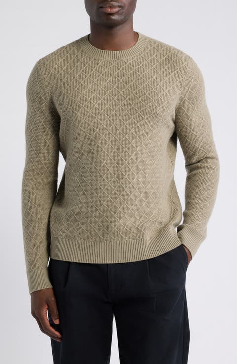 Virgin Wool & Cashmere Crewneck Sweater