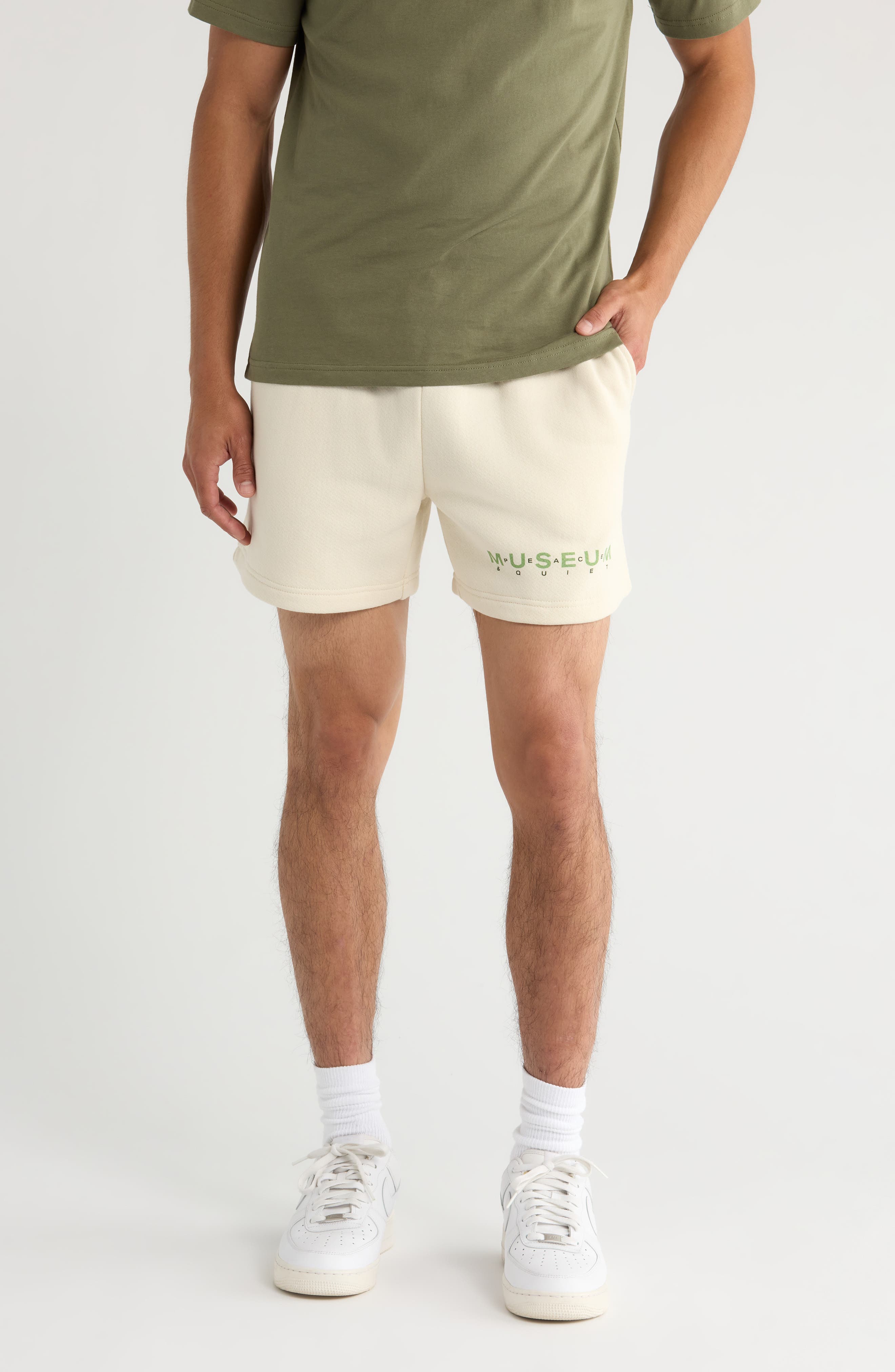 Museum of Peace & Quiet Billboard Logo Graphic Sweat Shorts