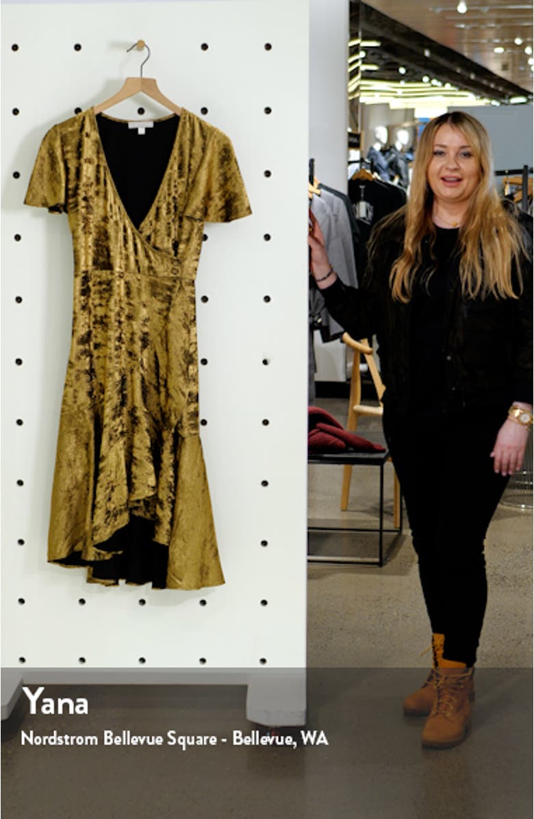 Metallic Ruffle Dress, sales video thumbnail