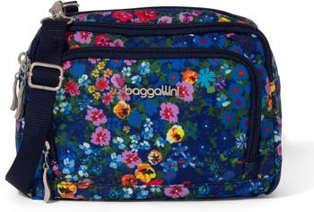 Baggallini Trifecta Wallet RFID Crossbody - Sterling Shimmer Baggallini Trifecta Wallet RFID Crossbody - Sterling Shimmer